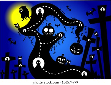 Halloween Map 