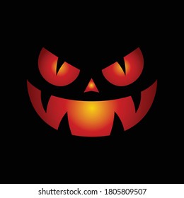 Halloween Mask background. Vector illustration