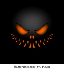 Halloween Mask background. Vector illustration