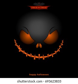 Halloween Mask background. Vector illustration