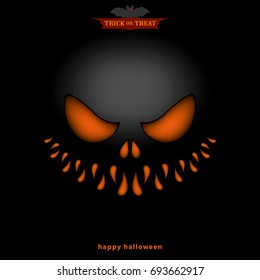 Halloween Mask background. Vector illustration