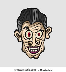 Halloween mask vector