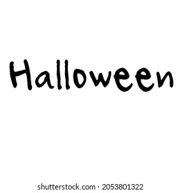 Halloween massage text font scary