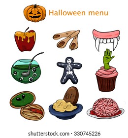Halloween menu