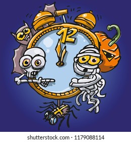 Halloween at midnight