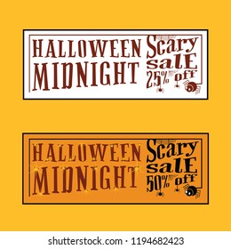 HALLOWEEN MIDNIGHT SALE