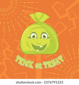Halloween monster candiesTrick or treat Vector illustration
