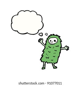 halloween monster cartoon
