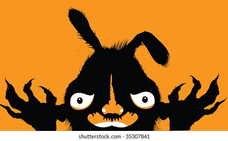 Halloween monster creature