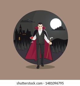 Halloween Monster Design - Count Dracula