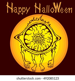 halloween monster eye 