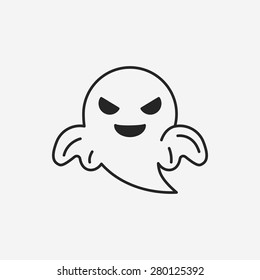 halloween monster icon