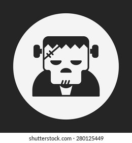 halloween monster icon