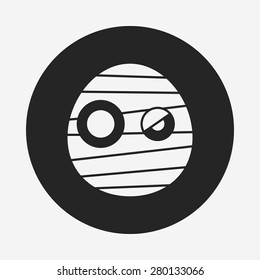 halloween monster icon