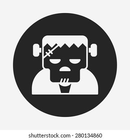 halloween monster icon