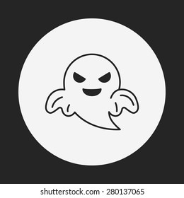 halloween monster icon