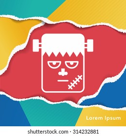 halloween monster icon