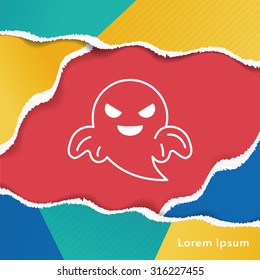 halloween monster icon