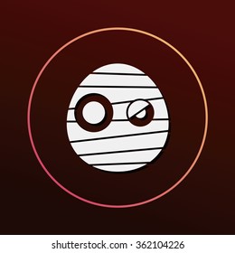 halloween monster icon