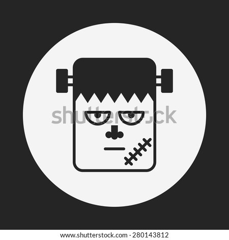 halloween monster icon