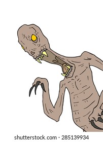 Halloween monster illustration