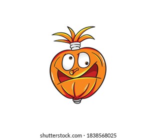 Halloween Monster Pumpkins Vector Illustration 