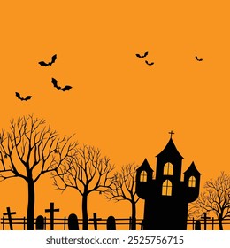 Halloween monsters set silhouette vector illustration.