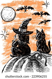 halloween moon