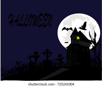 halloween moon background
