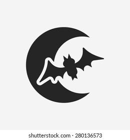 Halloween Moon Icon Stock Vector (Royalty Free) 280136573 | Shutterstock