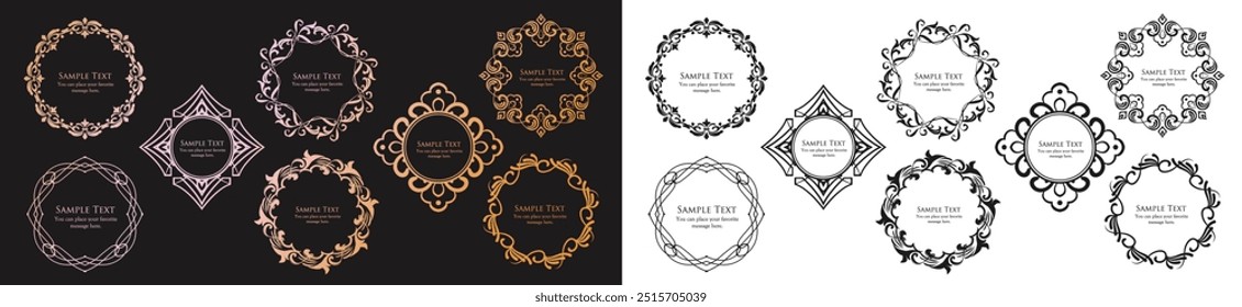 Halloween motif design material set