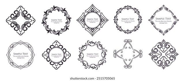 Halloween motif design material set