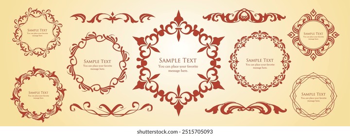 Halloween motif design material set