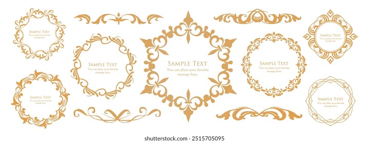 Halloween motif design material set