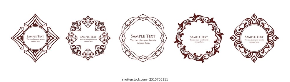 Halloween motif design material set