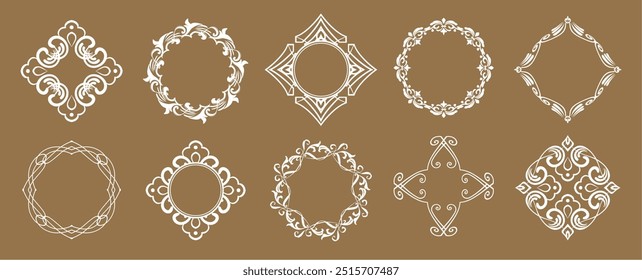 Halloween motif design material set