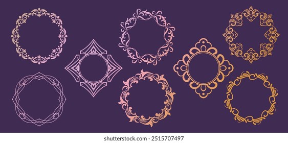 Halloween motif design material set