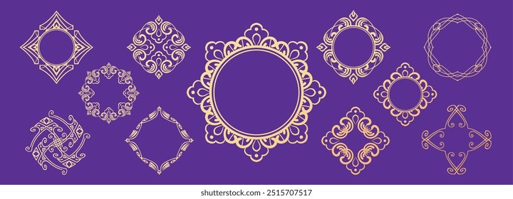 Halloween motif design material set