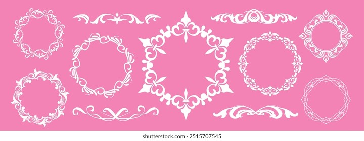 Halloween motif design material set