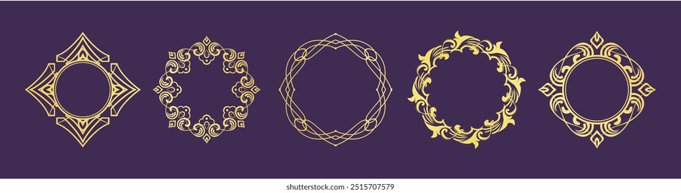 Halloween motif design material set