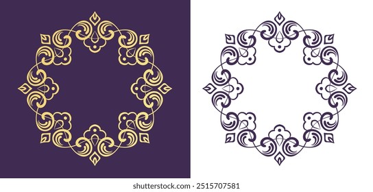 Halloween motif design material set