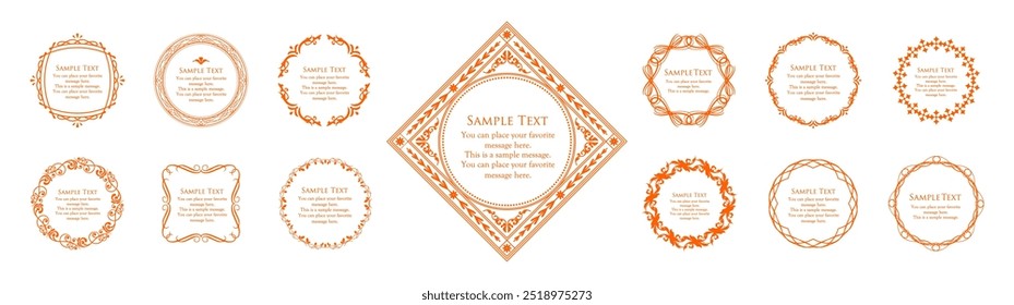 Halloween motif design material set