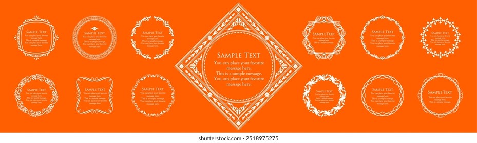 Halloween motif design material set
