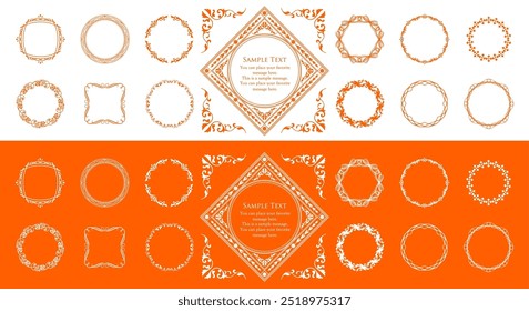 Halloween motif design material set