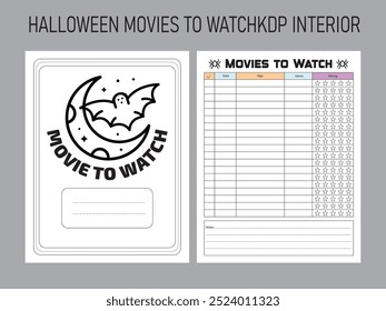 Halloween-Filme zum Anschauen von KDP-Innenvorlagen
Größe:8,5 x 11
300 DPI 