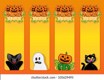 Halloween New Offer, vertical labels