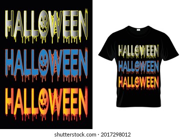 Halloween And Nice T-shirt Design
