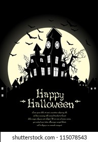 Halloween night background