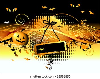 Halloween night background