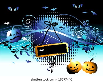 Halloween night background